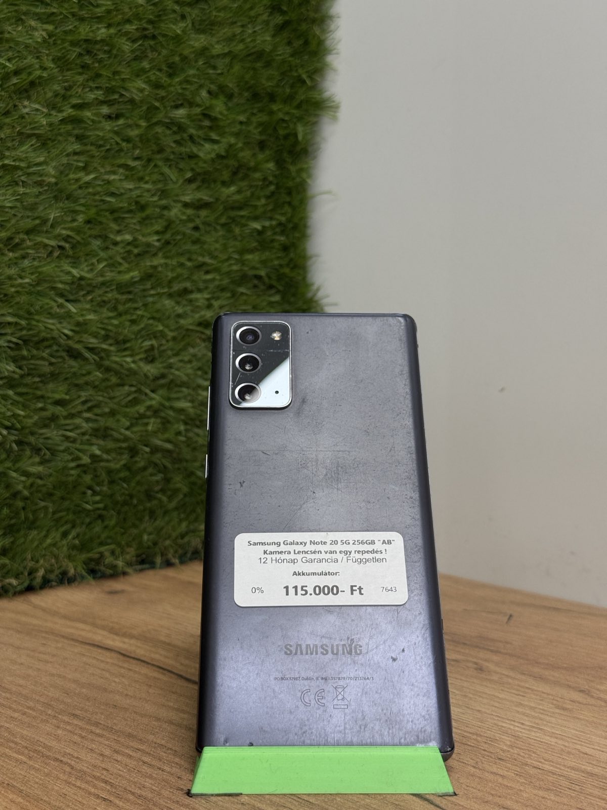 Galaxy Note 20 Kártyafüggetlen 256 GB, 12 hó garancia