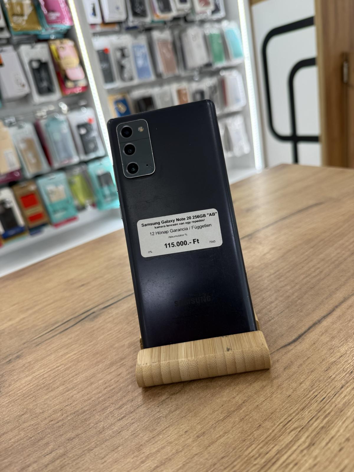 Galaxy Note 20 Kártyafüggetlen 128 GB, 12 hó garancia