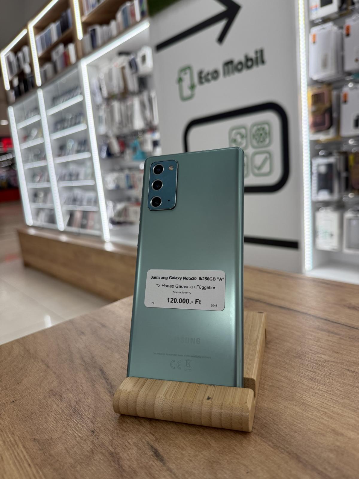 Galaxy Note 20 Kártyafüggetlen 256 GB 8 GB Ram, 12 hó garancia
