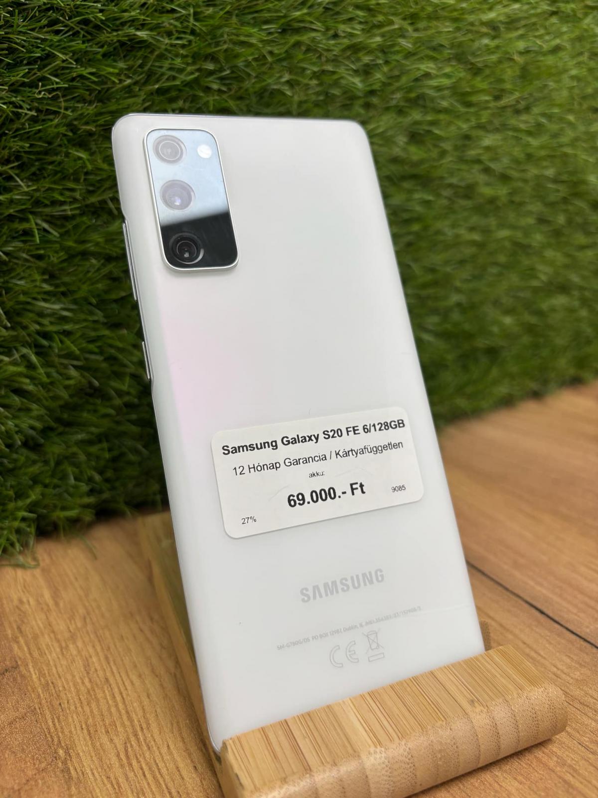 Samsung Galaxy S20 FE 4G Kártyafüggetlen 128 GB, 12 hó garancia