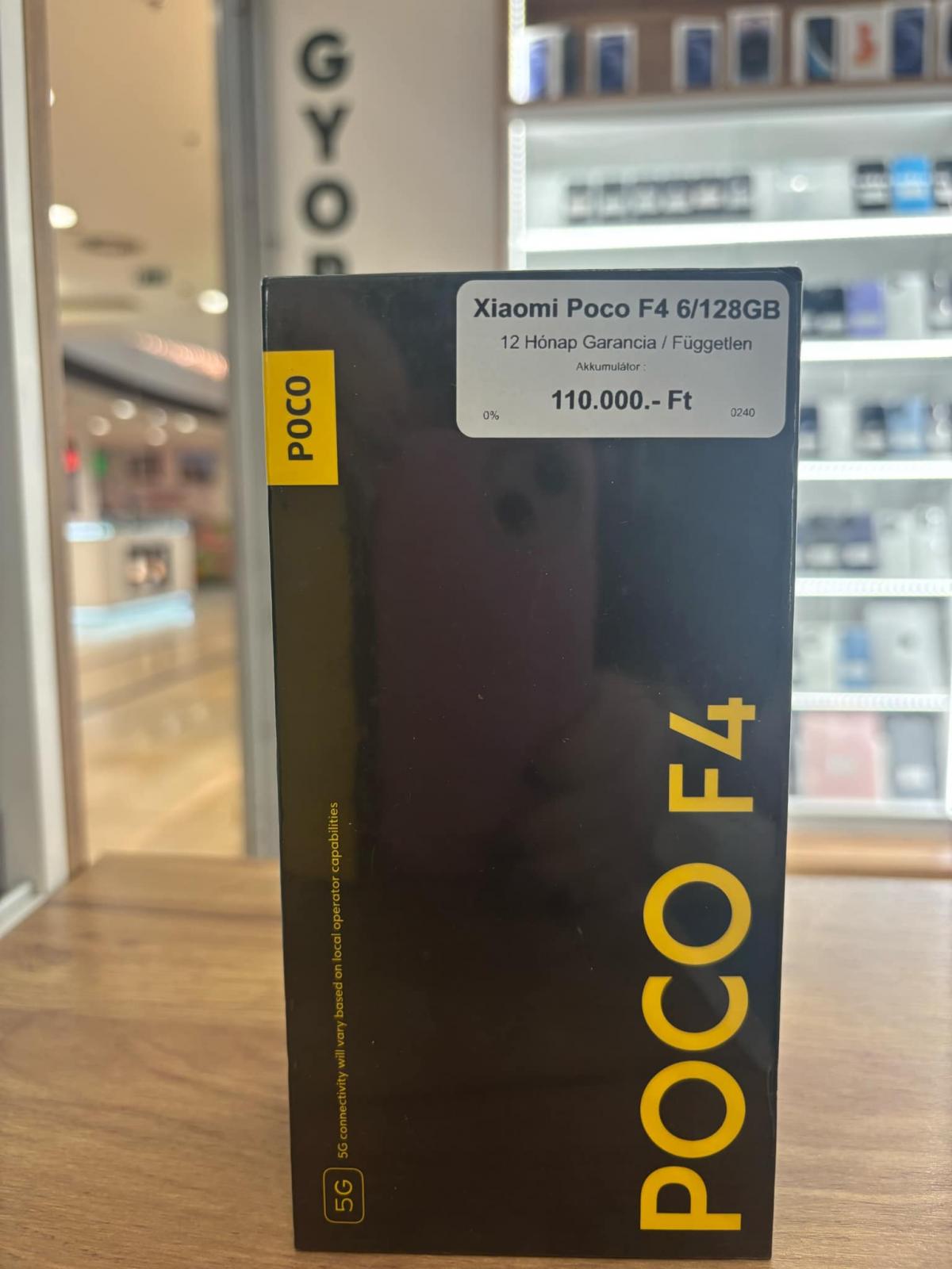 Xiaomi Poco F4 Kártyafüggetlen, 12 hó garancia