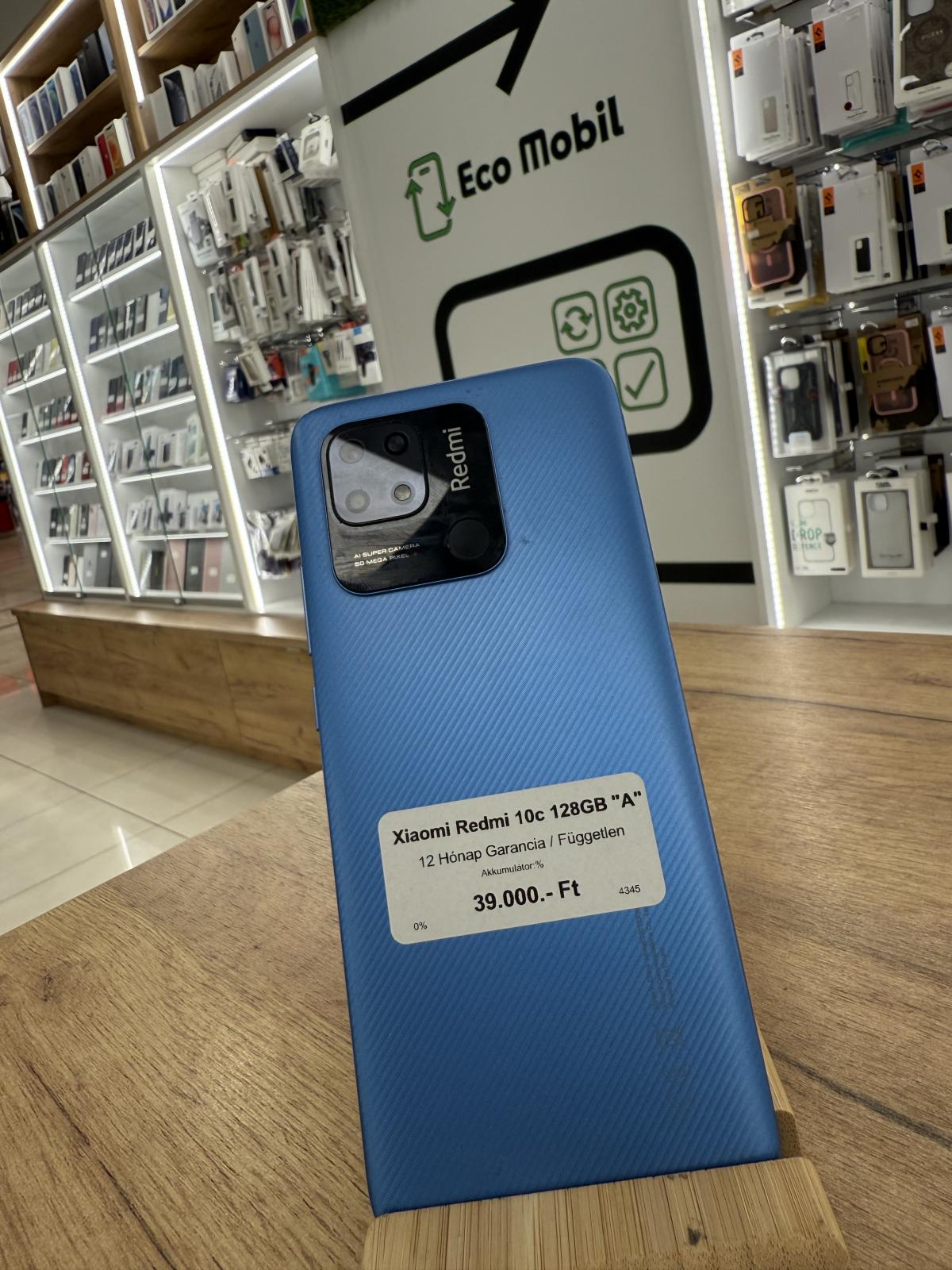 Xiaomi Redmi 10C Kártyafüggetlen 128 GB, 12 hó garancia
