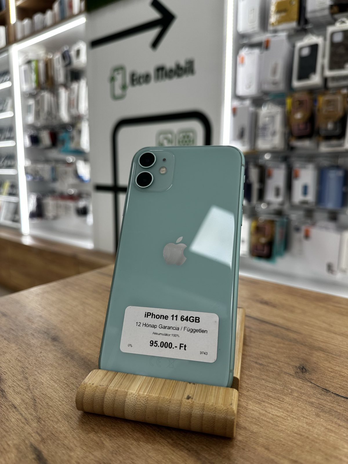 Apple iPhone 11 Kártyafüggetlen 128 GB, 12 hó garancia