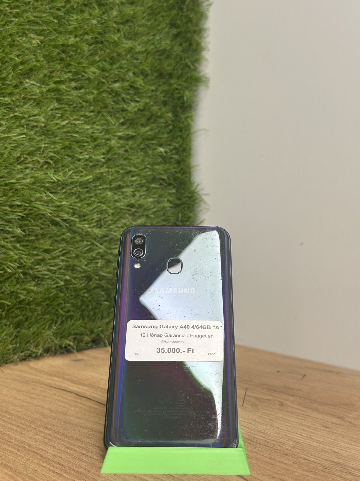 Samsung Galaxy A40 Kártyafüggetlen 64 GB, 12 hó garancia