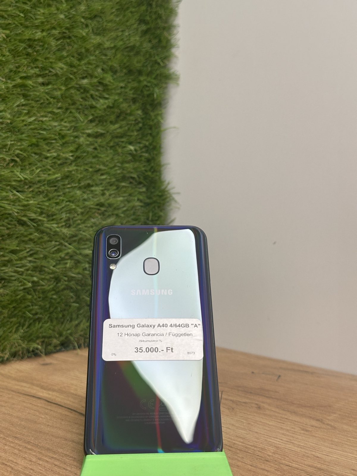 Samsung Galaxy A40 Kártyafüggetlen 64 GB, 12 hó garancia