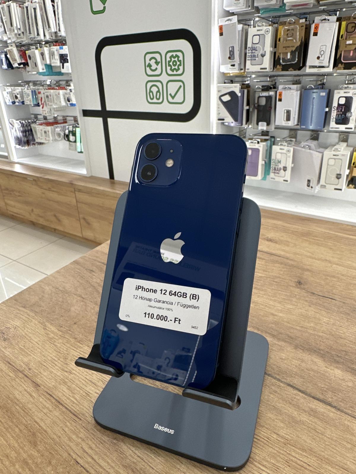 Apple iPhone 12 Kártyafüggetlen, 12 hó garancia