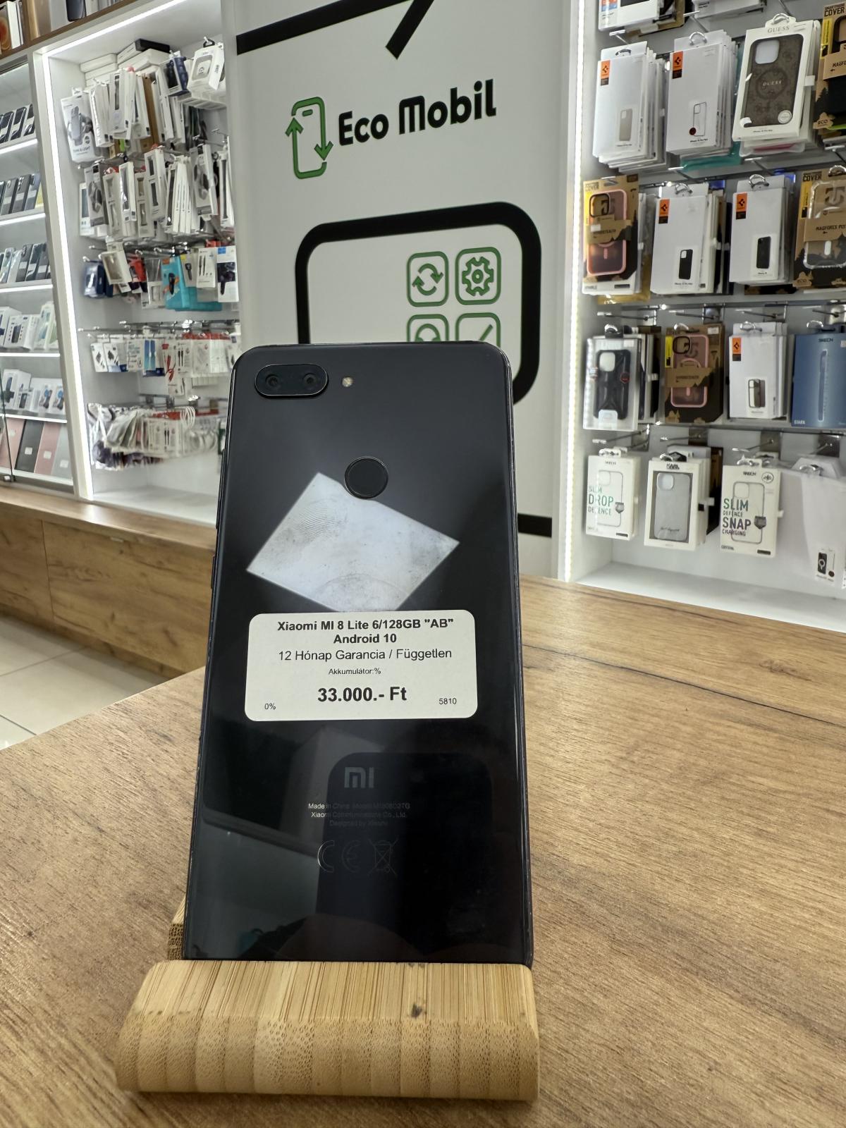 Xiaomi Mi 8 Lite Kártyafüggetlen 128 GB, 12 hó garancia