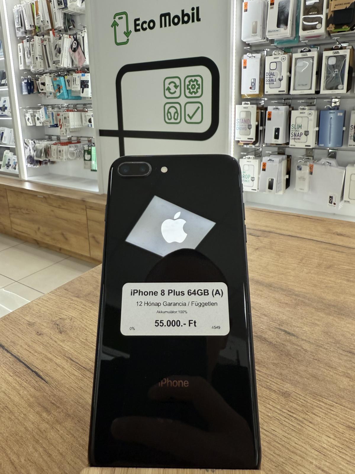 Apple iPhone 8 Plus Kártyafüggetlen, 12 hó garancia