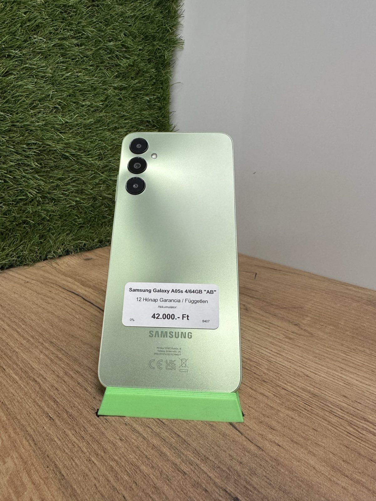 Samsung Galaxy A05s Kártyafüggetlen 64 GB, 12 hó garancia