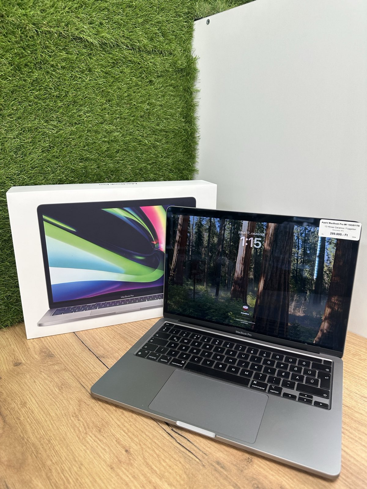 apple macbook Pro 2020 M1 Kártyafüggetlen 1024 GB, 12 hó garancia