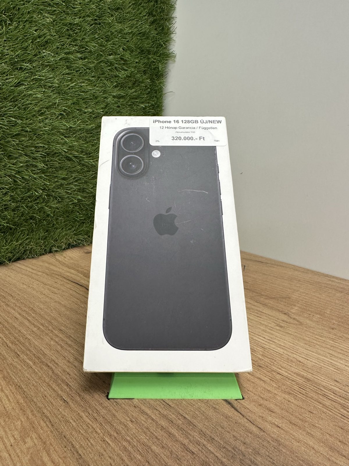 iPhone 16 128GB Kártyafüggetlen 128 GB, 12 hó garancia