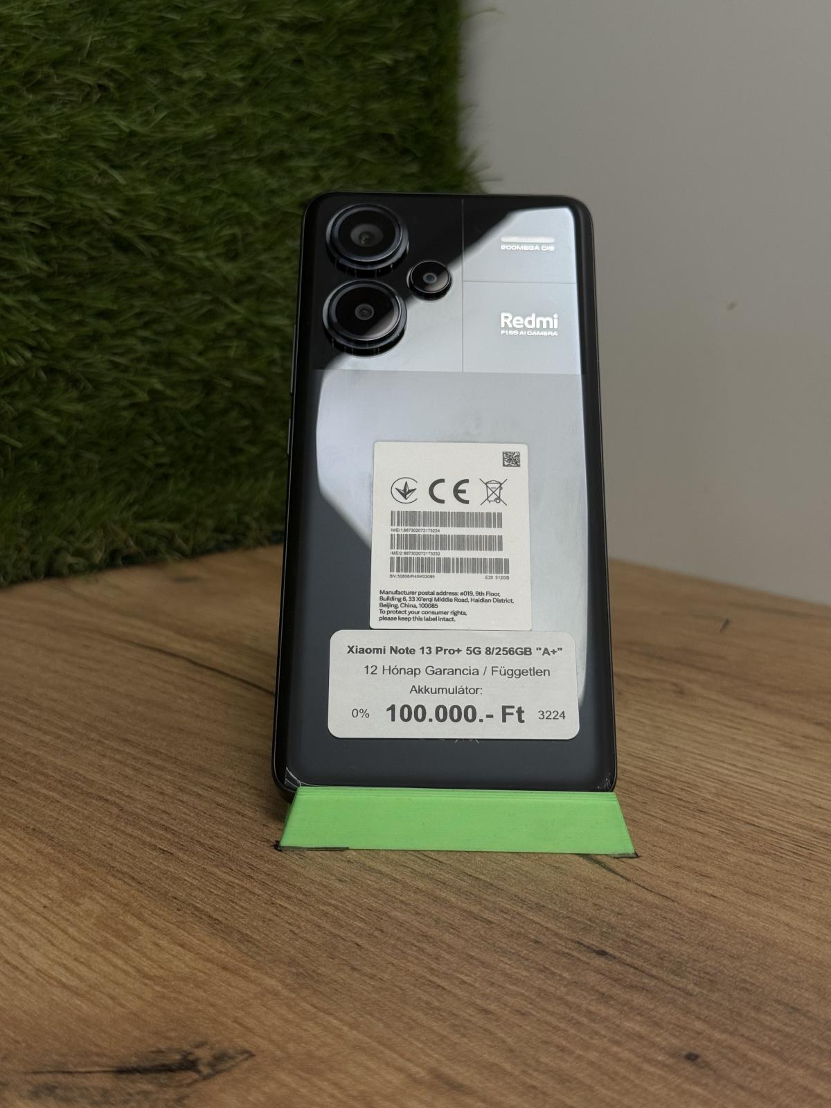 Xiaomi Redmi Note 13 Pro+ Kártyafüggetlen 512 GB, 12 hó garancia