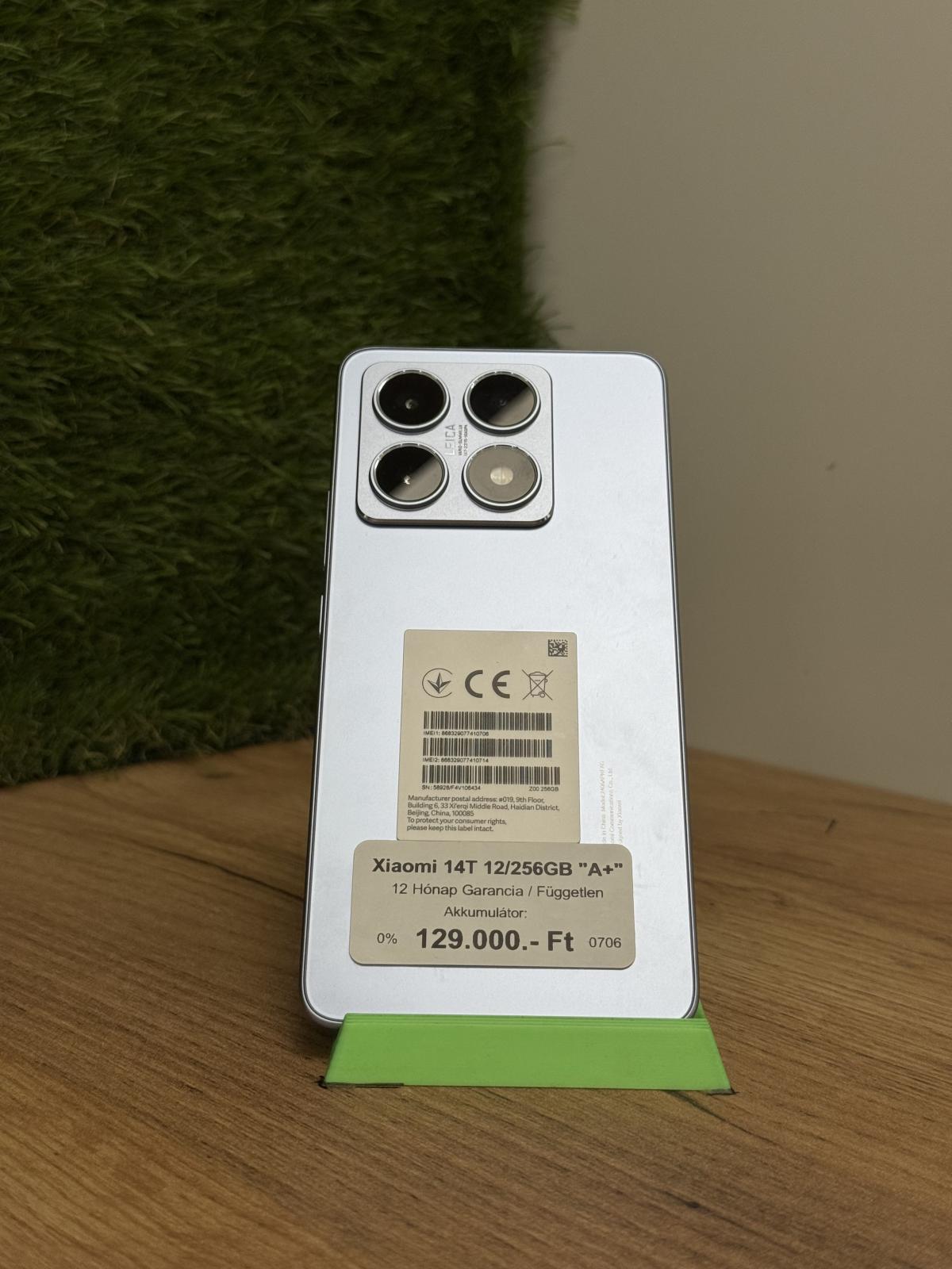 Xiaomi 14T Kártyafüggetlen 256 GB, 12 hó garancia