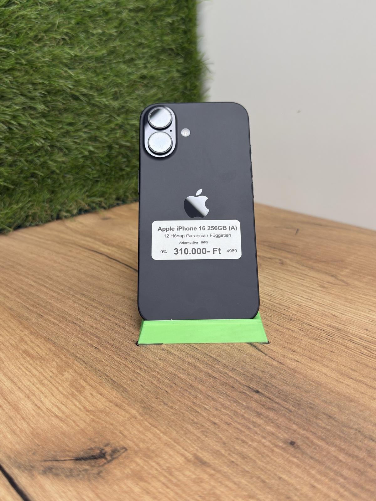 Apple iPhone 16 Kártyafüggetlen 256 GB, 12 hó garancia