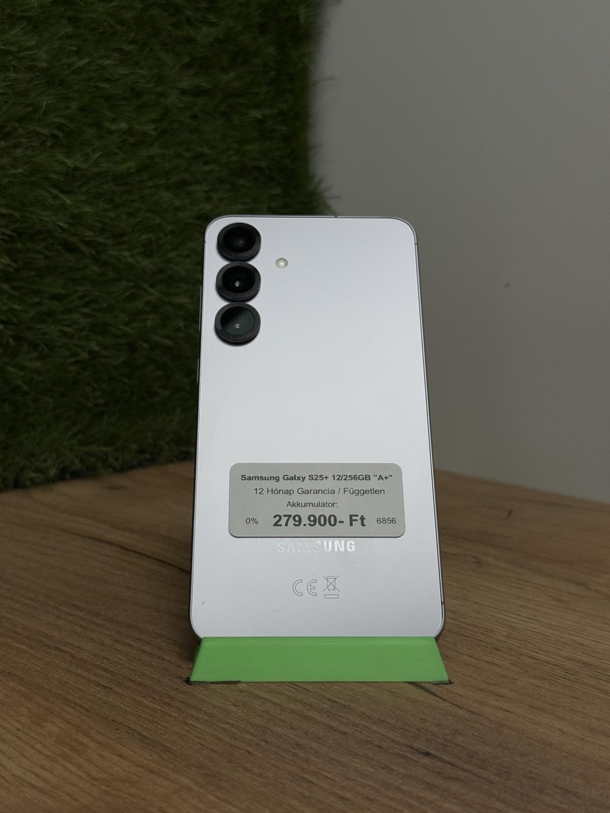 Samsung Galaxy S25+ Kártyafüggetlen 256 GB, 12 hó garancia