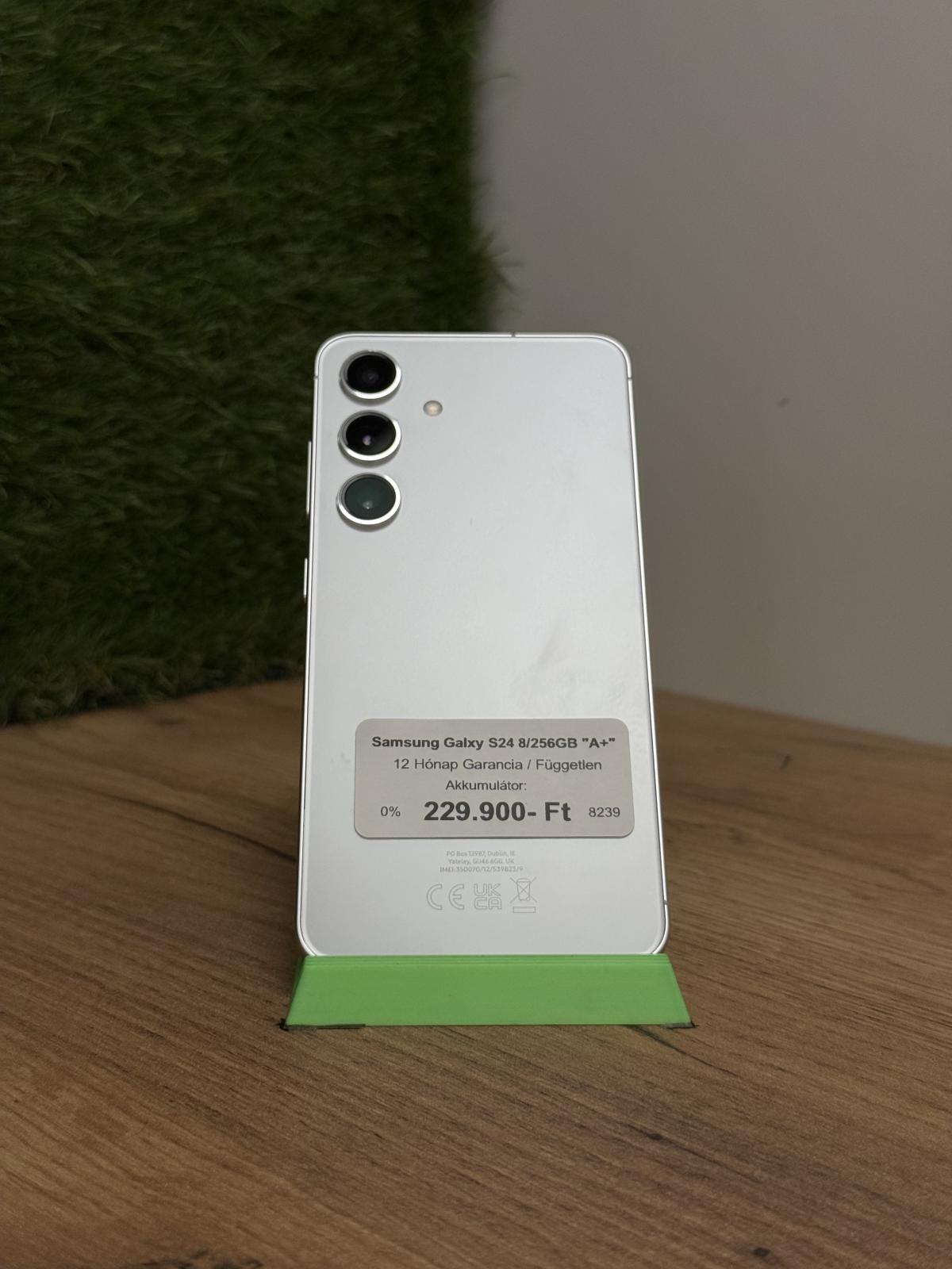 Samsung Galaxy S24 Kártyafüggetlen 256 GB, 12 hó garancia