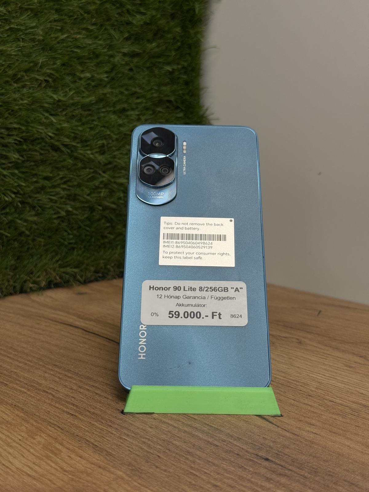 Honor 90 Lite Kártyafüggetlen 256 GB, 12 hó garancia