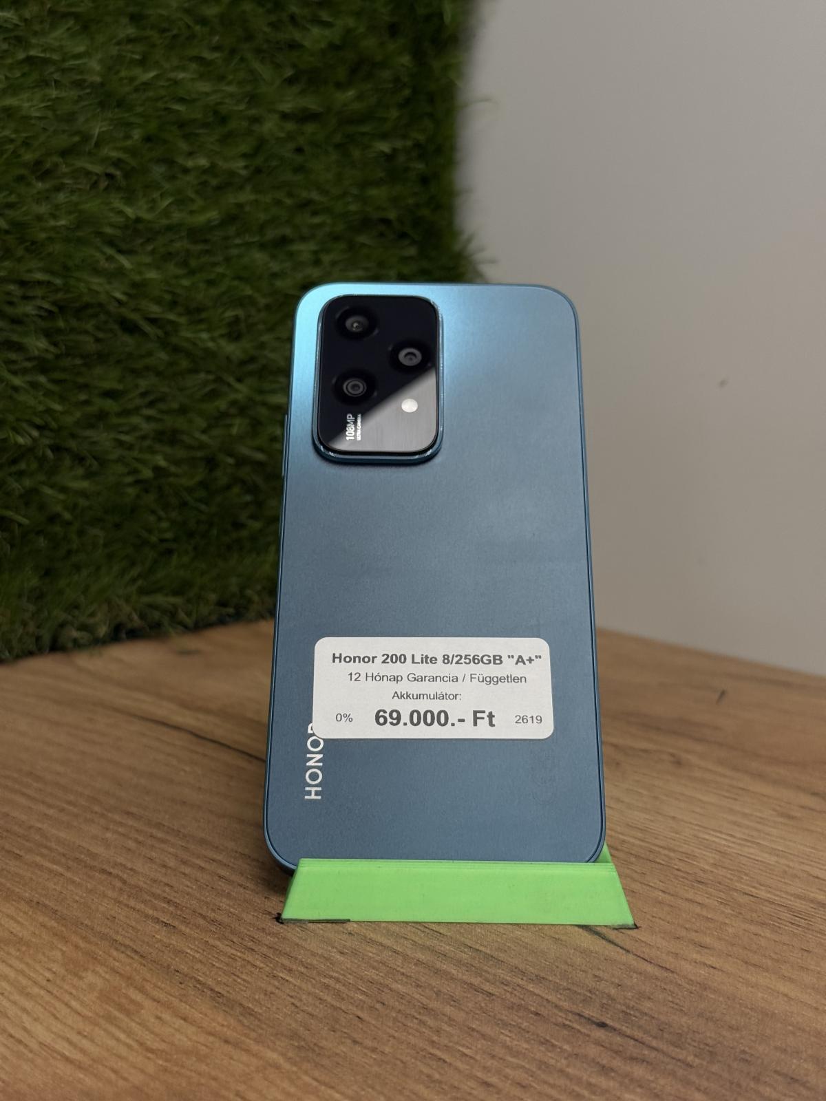 Honor 200 Lite Kártyafüggetlen 256 GB, 12 hó garancia