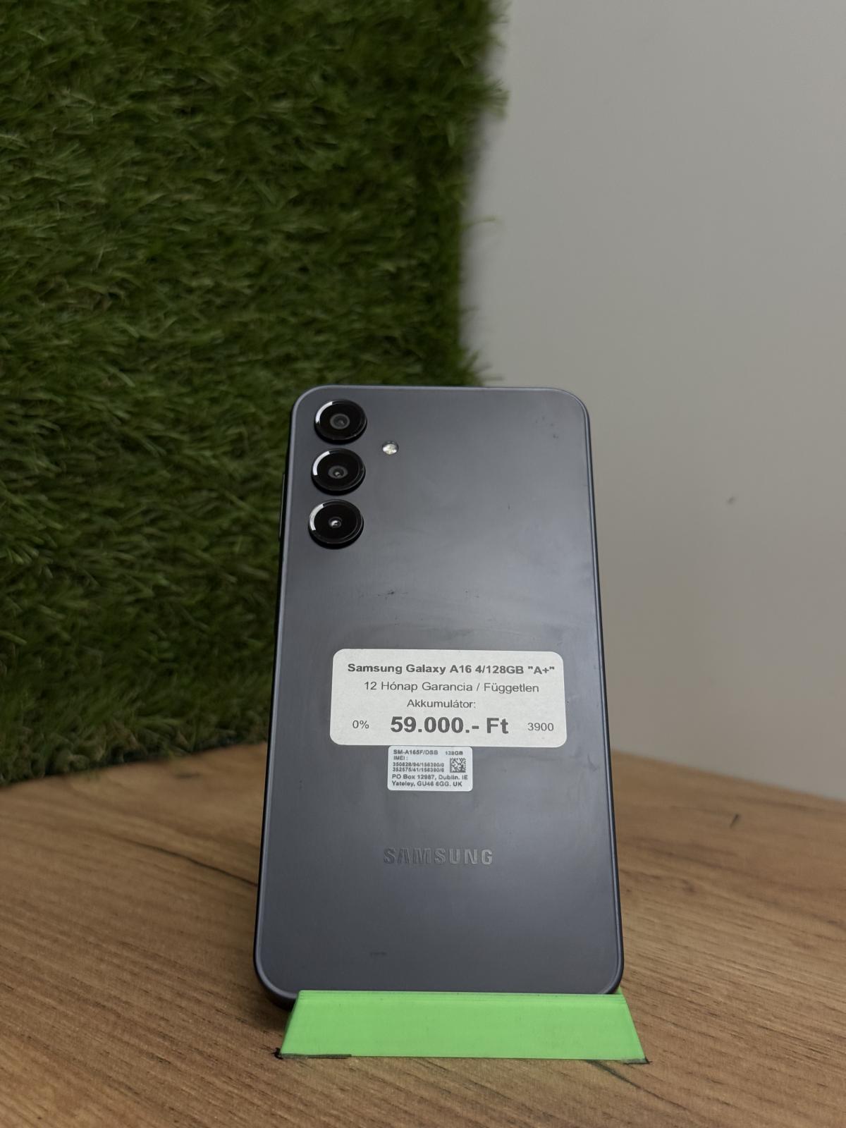 Samsung Galaxy A16 Kártyafüggetlen 128 GB, 12 hó garancia