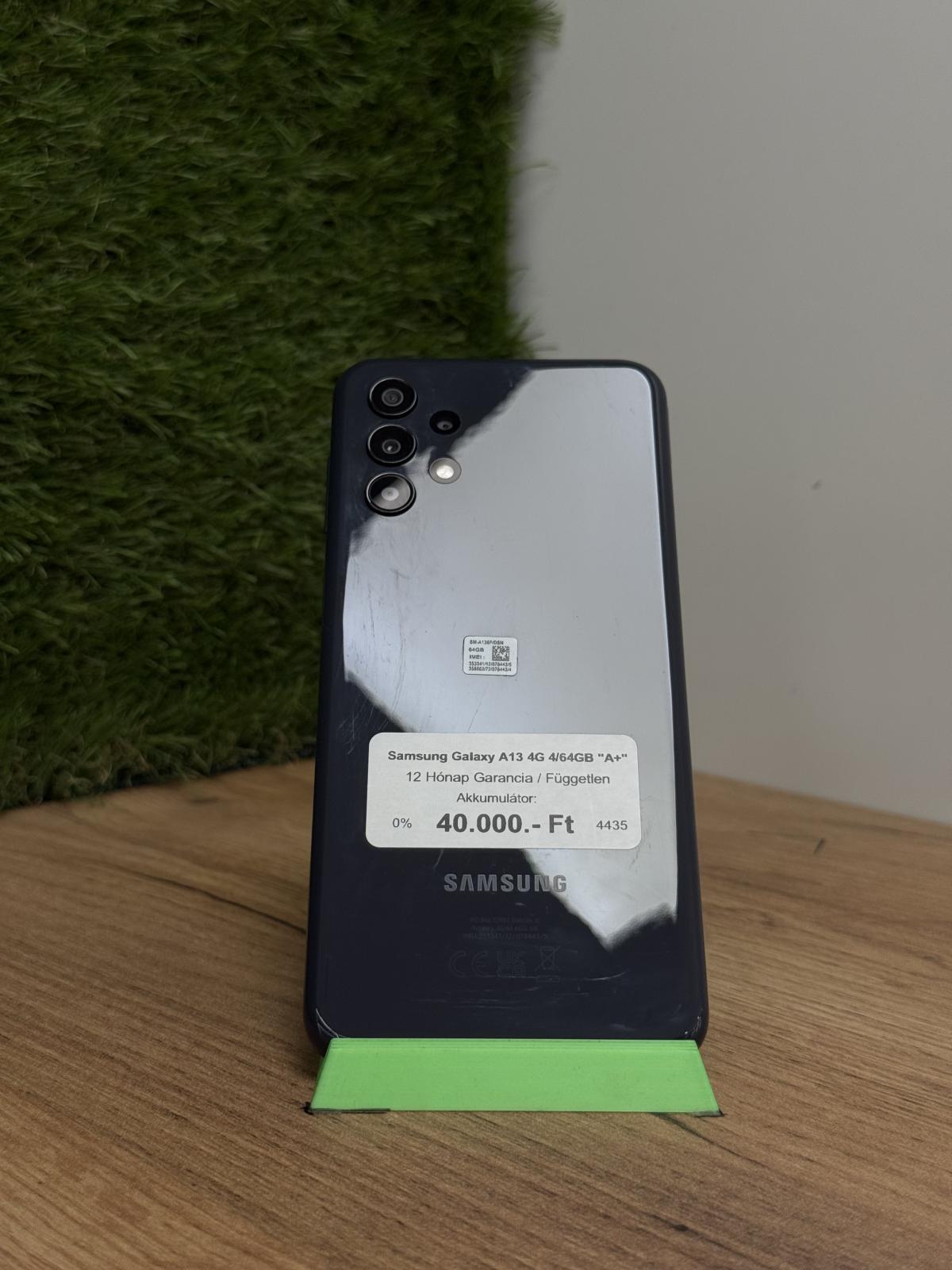 Samsung Galaxy A13 Kártyafüggetlen 64 GB, 12 hó garancia