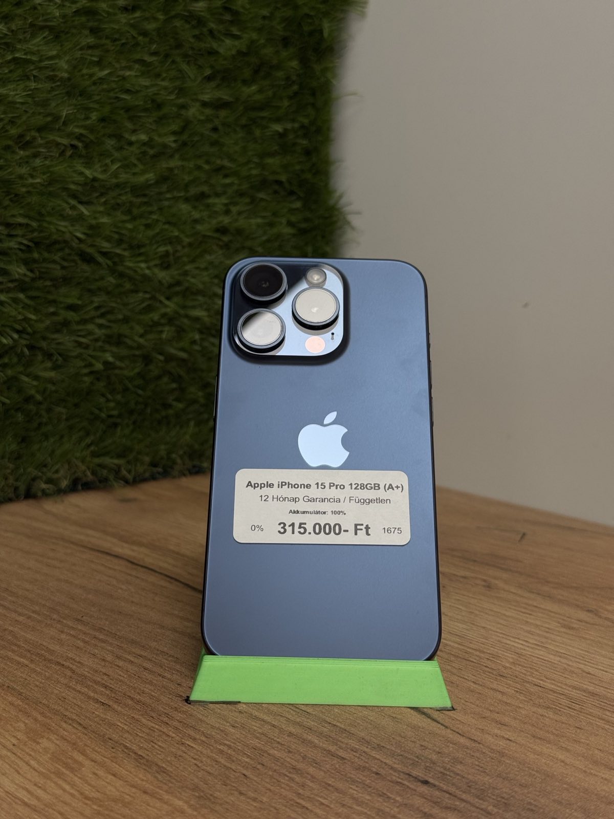 Apple iPhone 15 Pro Kártyafüggetlen 128 GB, 12 hó garancia