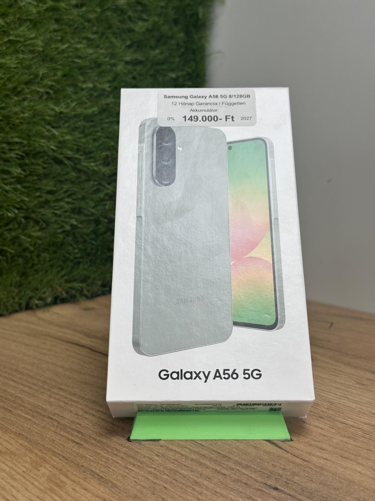 Samsung Galaxy A56 5G Kártyafüggetlen 128 GB, 12 hó garancia